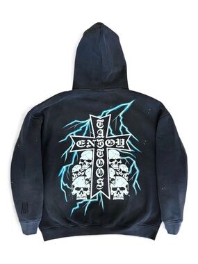 Enjoy Tattoos Sold Out Cross Hoodie
